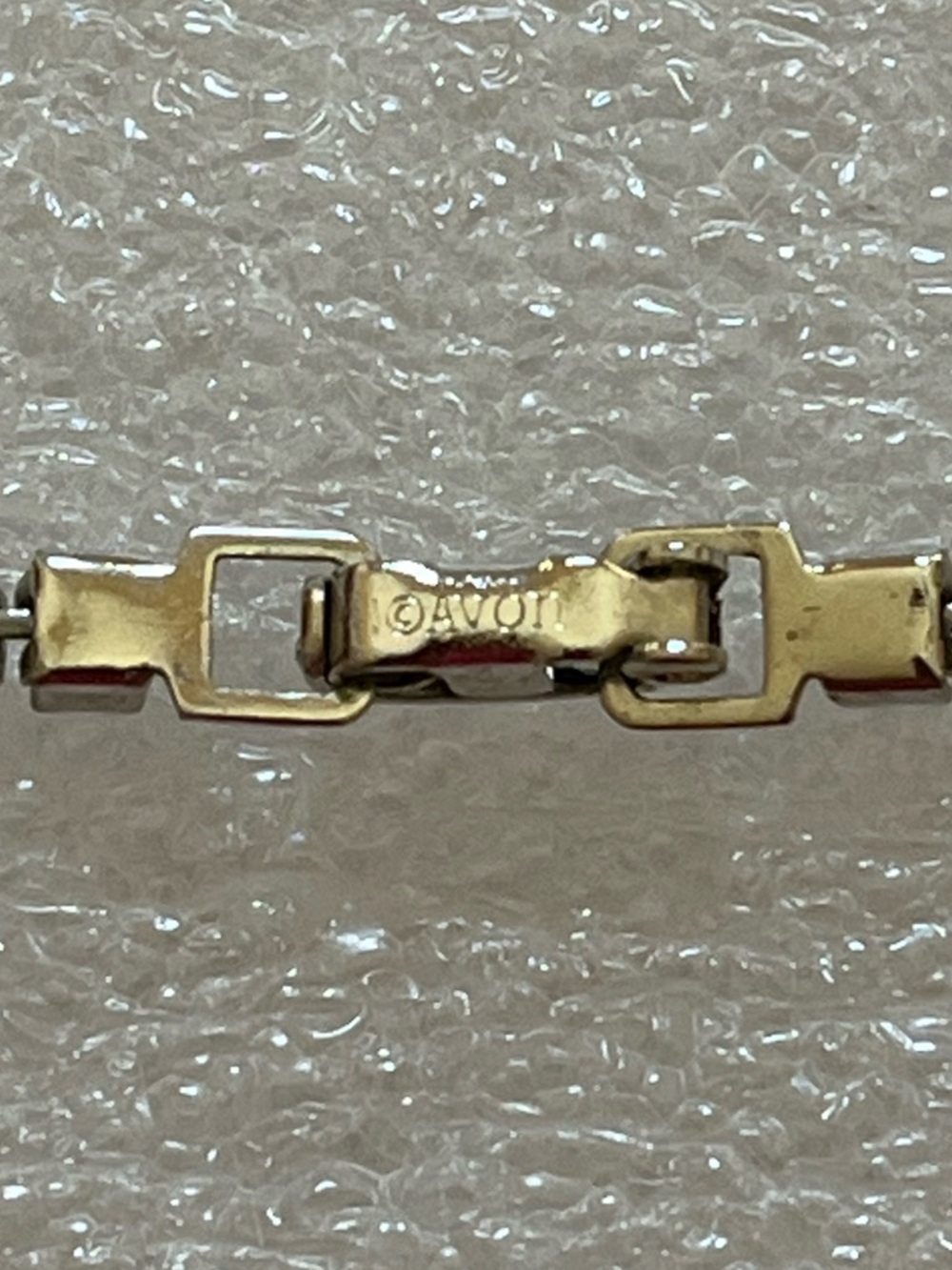 Avon Silver Rhinestone Choker Crystal Tennis Necklace - Picture 3 of 6